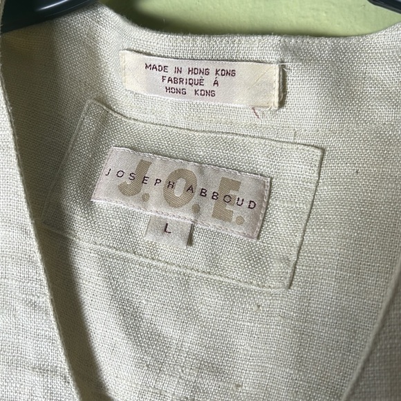 Joseph  ABBOUD  academic,Light tan Button-Up Vest - Picture 5 of 6